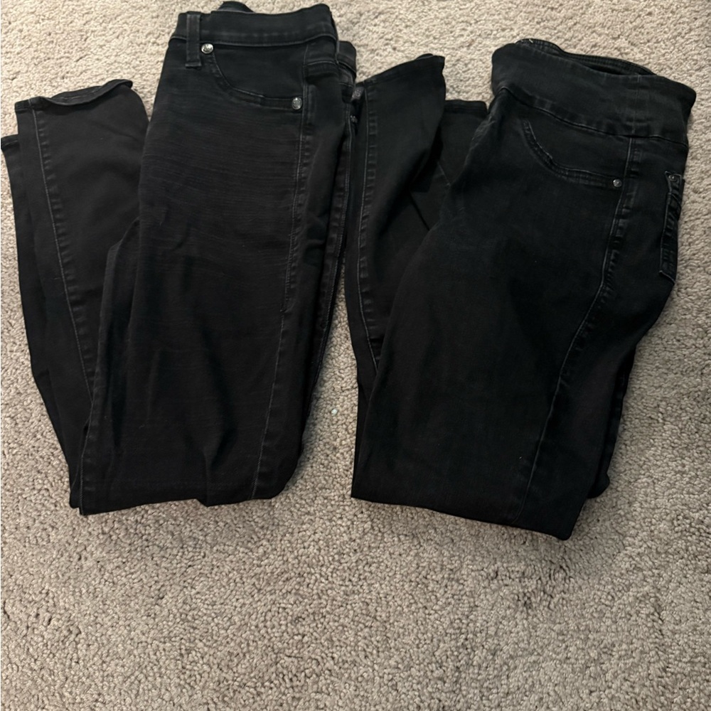 Rock & Republic Black Skinny Jeans - 2 pair
